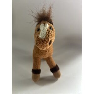 Russ Berrie & Co. Brown Mini Horse Stuffed Plush Pony No. 259